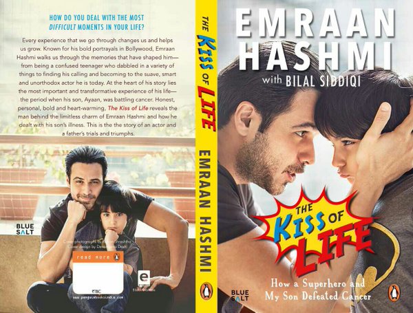 Эмран Хашми открывает первый взгляд его книги "Поцелуй жизни"